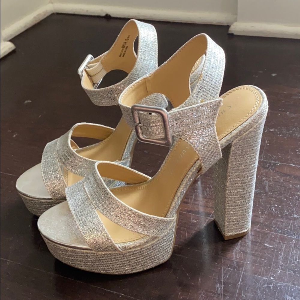 Chinese Laundry Glitter Pumps